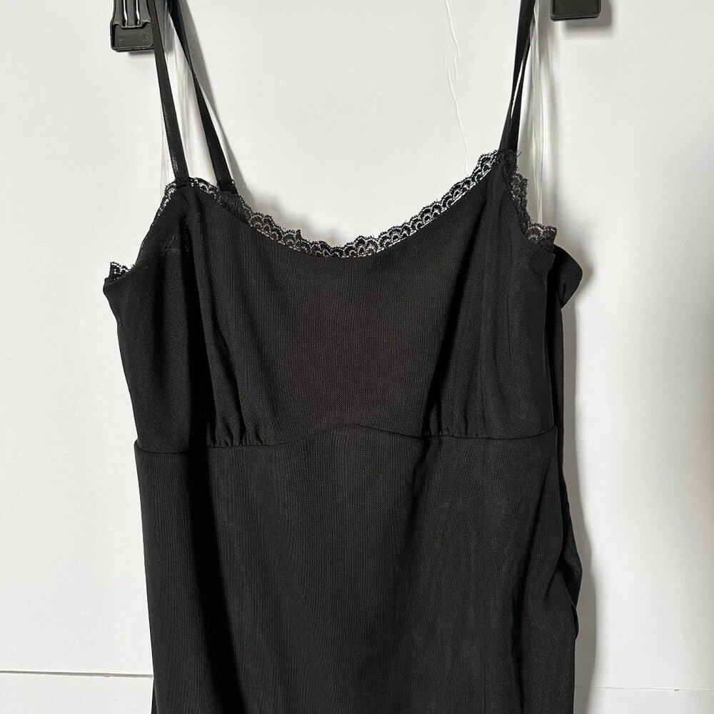 Wild Fable Women's Medium Size Dress | BLACK | STRETCHY| ANGLED| NWT - Picture 4 of 11